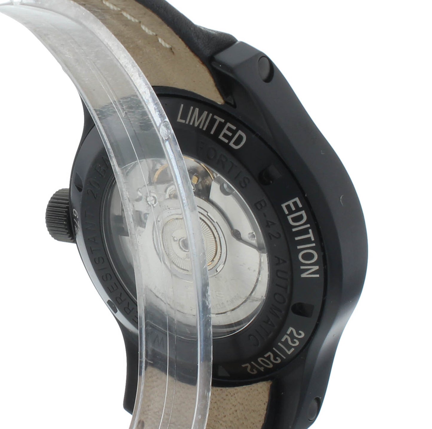 Fortis B-42 Cockpit 42mm Automatic Black & White Dial GMT Men's Watch 6721811