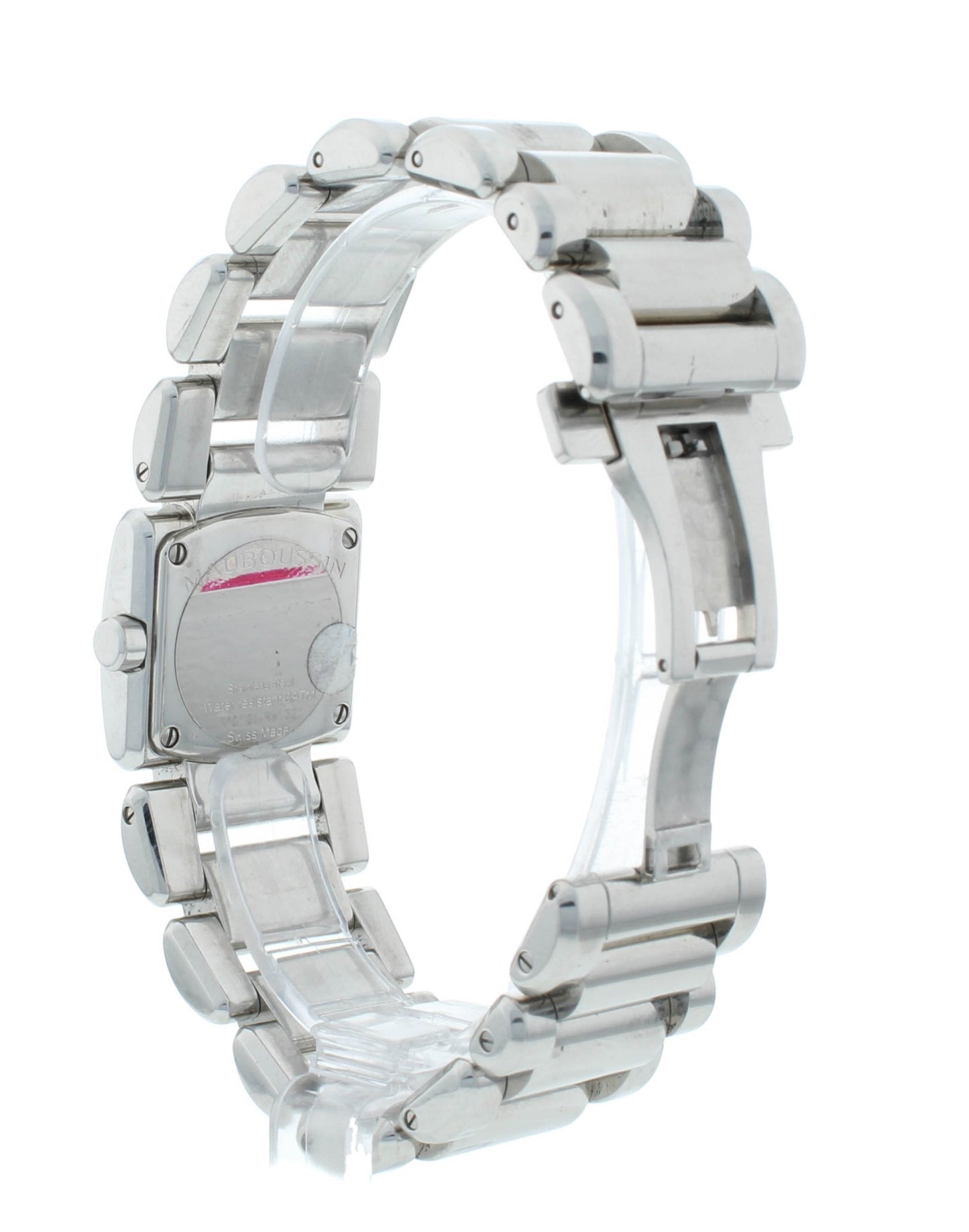 Mauboussin Alessandrine 25mm Quartz Silver Dial Square Ladies Watch 321