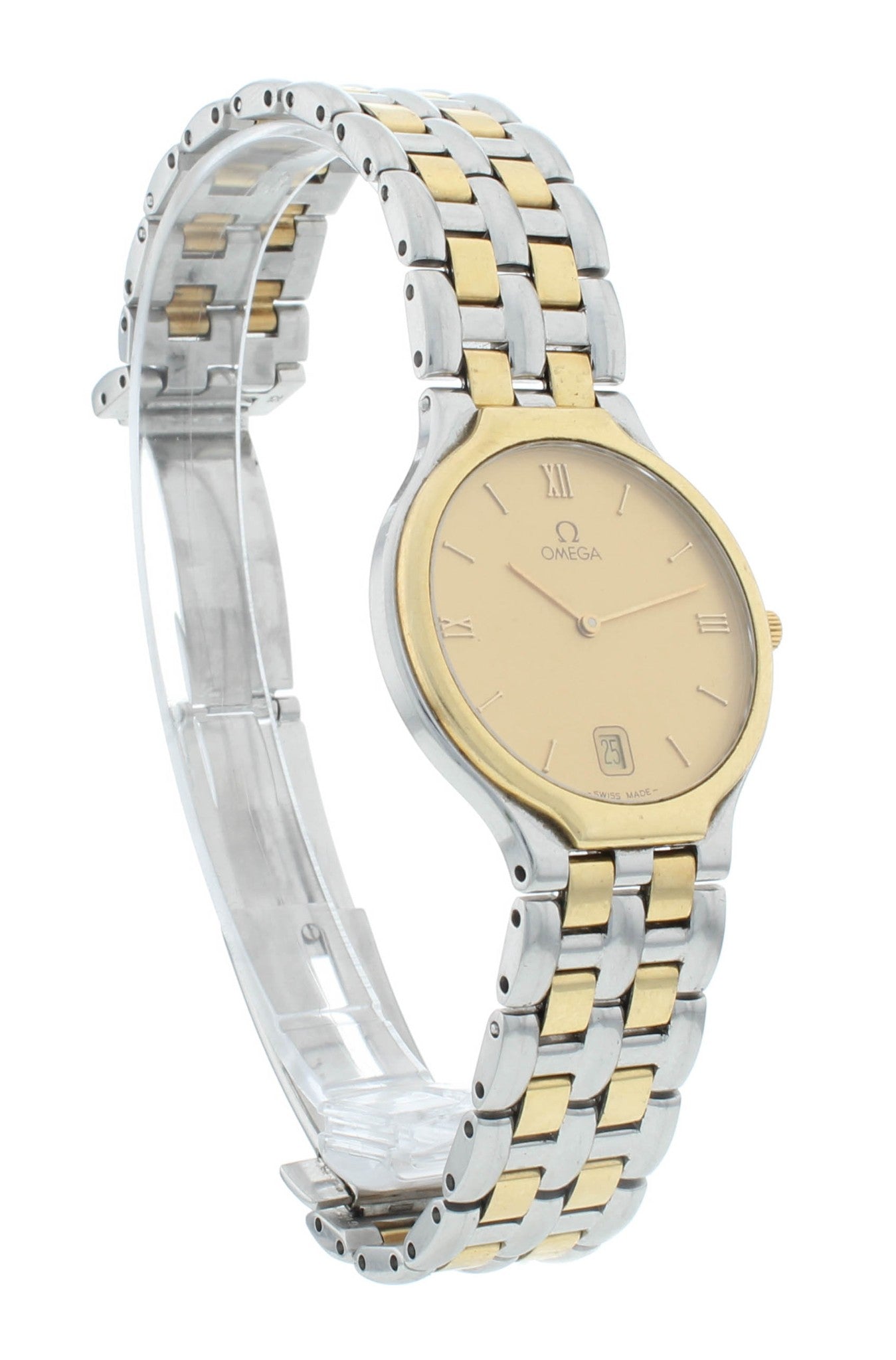 Omega De Ville 32mm Quartz Steel & Yellow Gold Vintage Men's Watch 4230.13.00