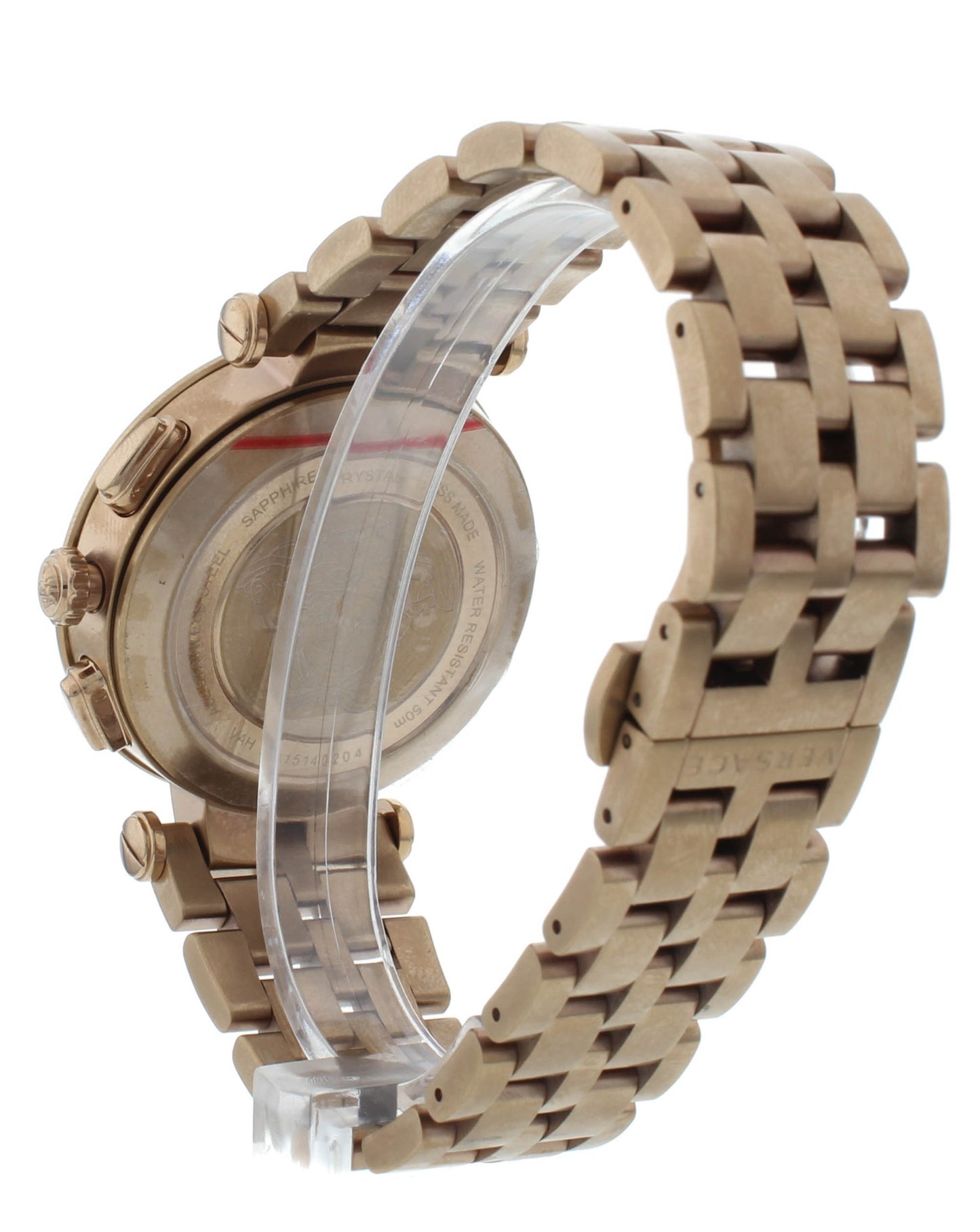 Versace V-Race Khaki 42mm Quartz Chronograph Brown Dial Men's Watch VAH06 0016