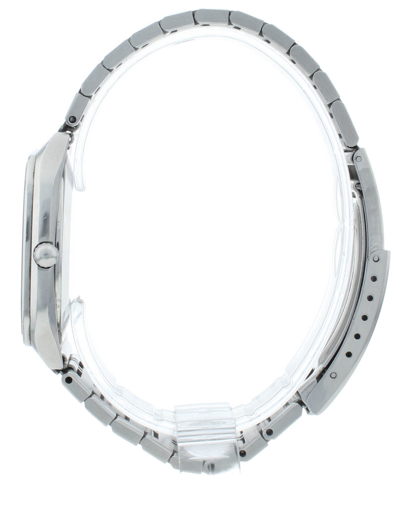 Baume & Mercier Vintage Gray Dial 36mm Stainless Steel Quartz Men's Watch 4100