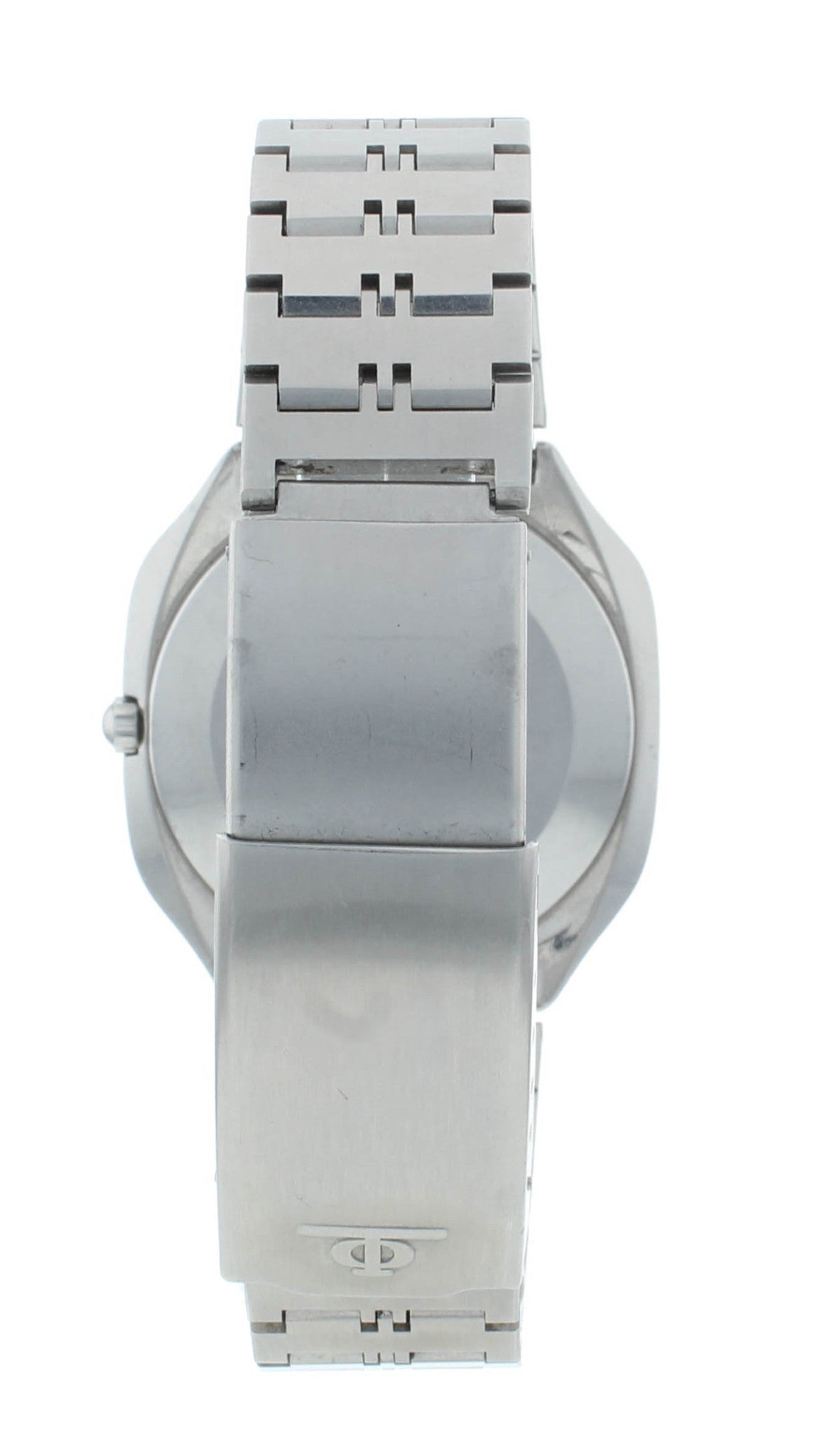 Baume & Mercier Vintage Gray Dial 36mm Stainless Steel Quartz Men's Watch 4100