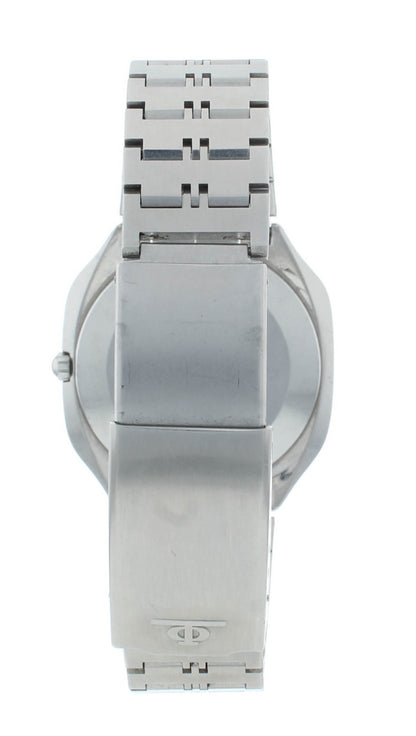 Baume & Mercier Vintage Gray Dial 36mm Stainless Steel Quartz Men's Watch 4100