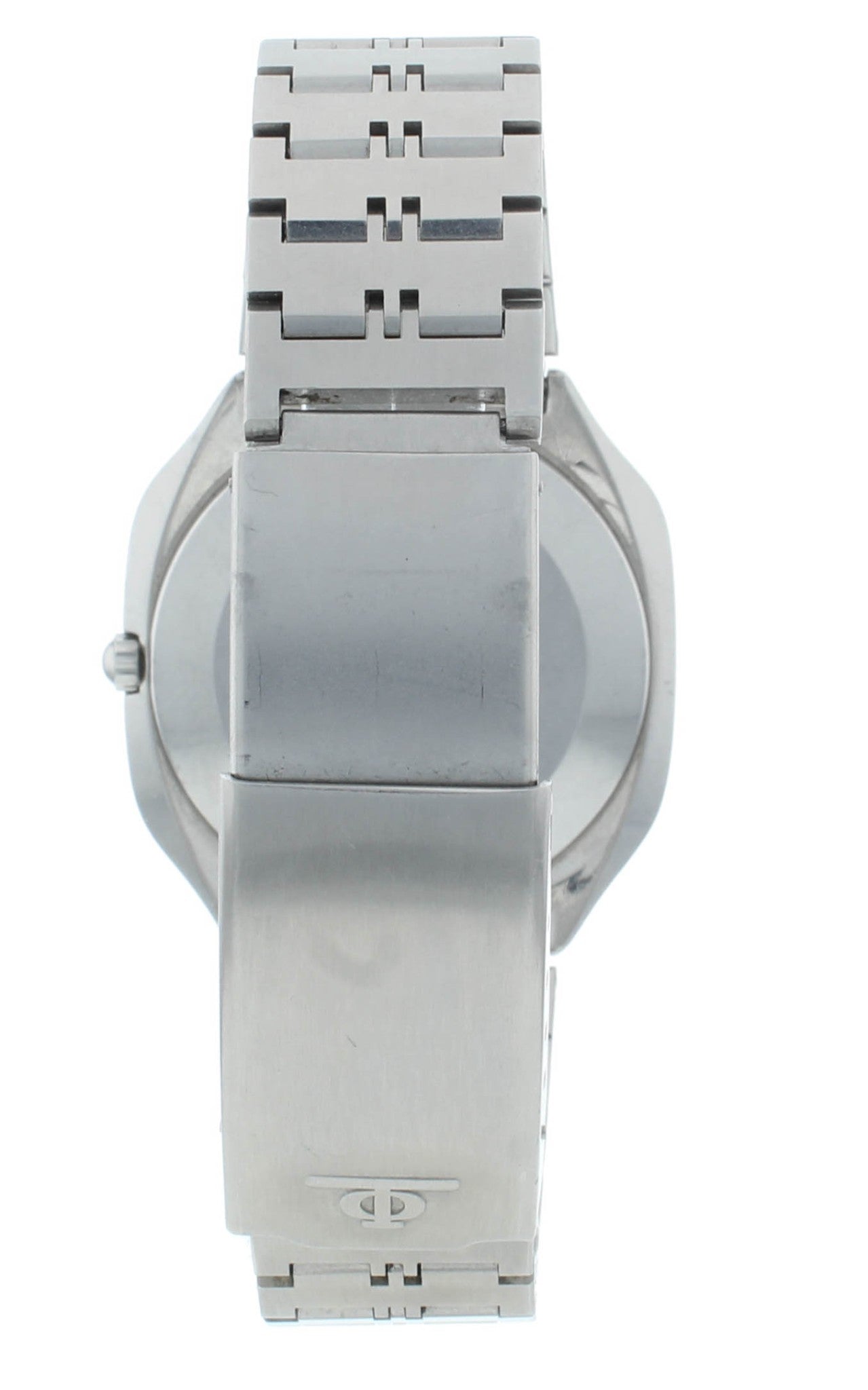 Baume & Mercier Vintage Gray Dial 36mm Stainless Steel Quartz Men's Watch 4100