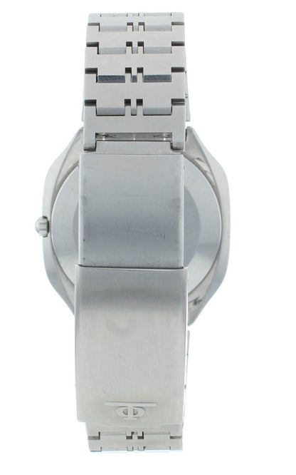 Baume & Mercier Vintage Gray Dial 36mm Stainless Steel Quartz Men's Watch 4100