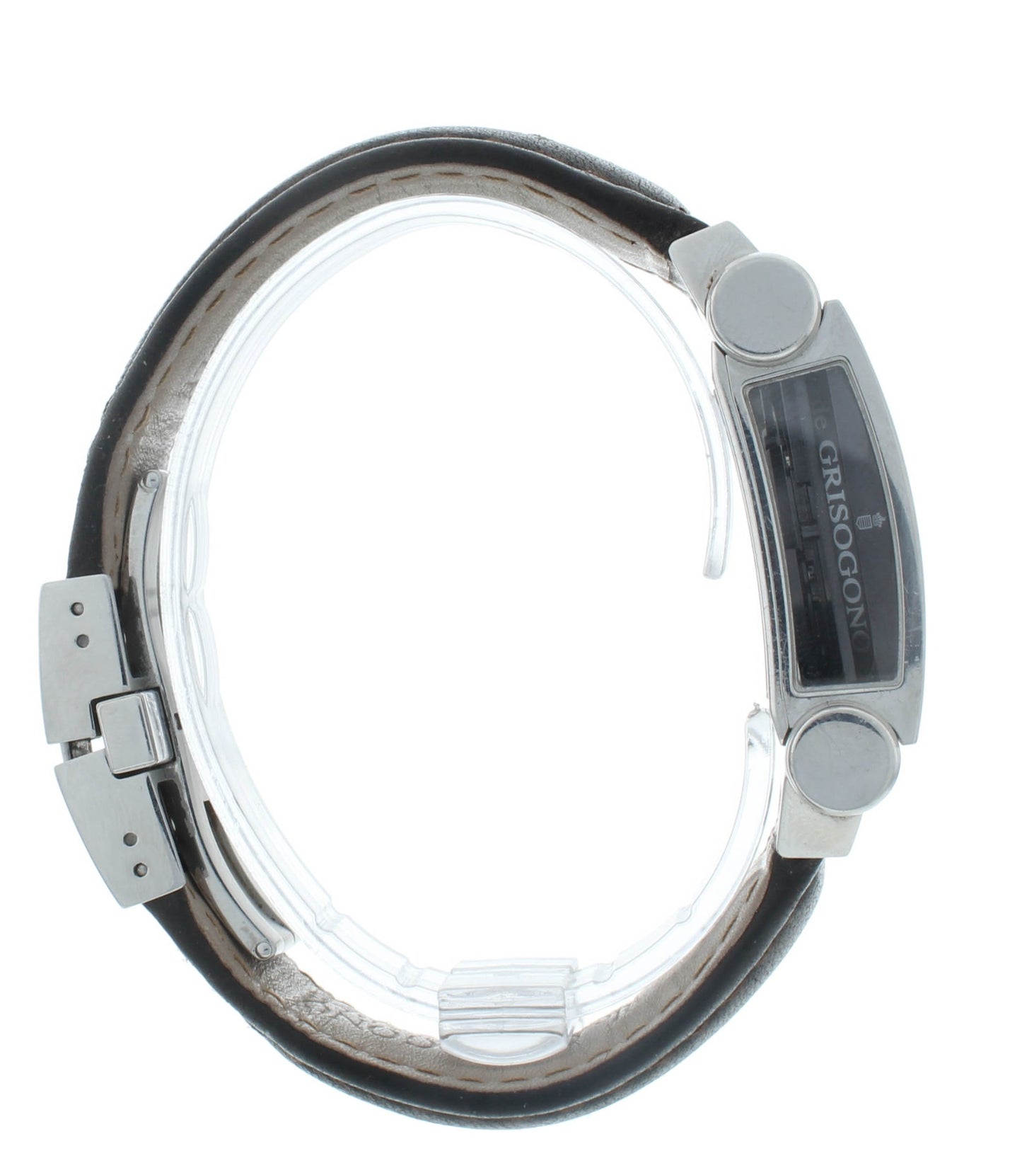 De Grisogono Instrumento Grande 36x47mm Automatic Silver Dial Men's Watch N01