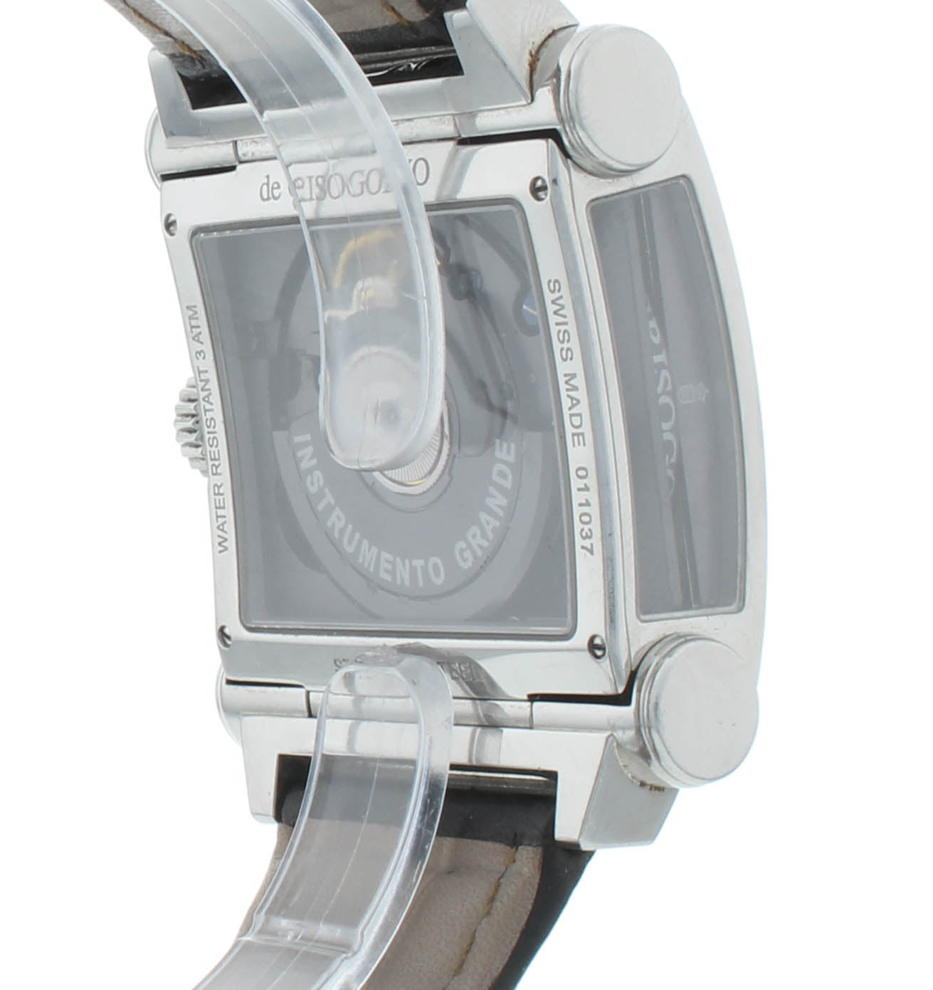 De Grisogono Instrumento Grande 36x47mm Automatic Silver Dial Men's Watch N01