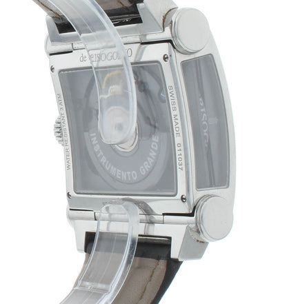 De Grisogono Instrumento Grande 36x47mm Automatic Silver Dial Men's Watch N01