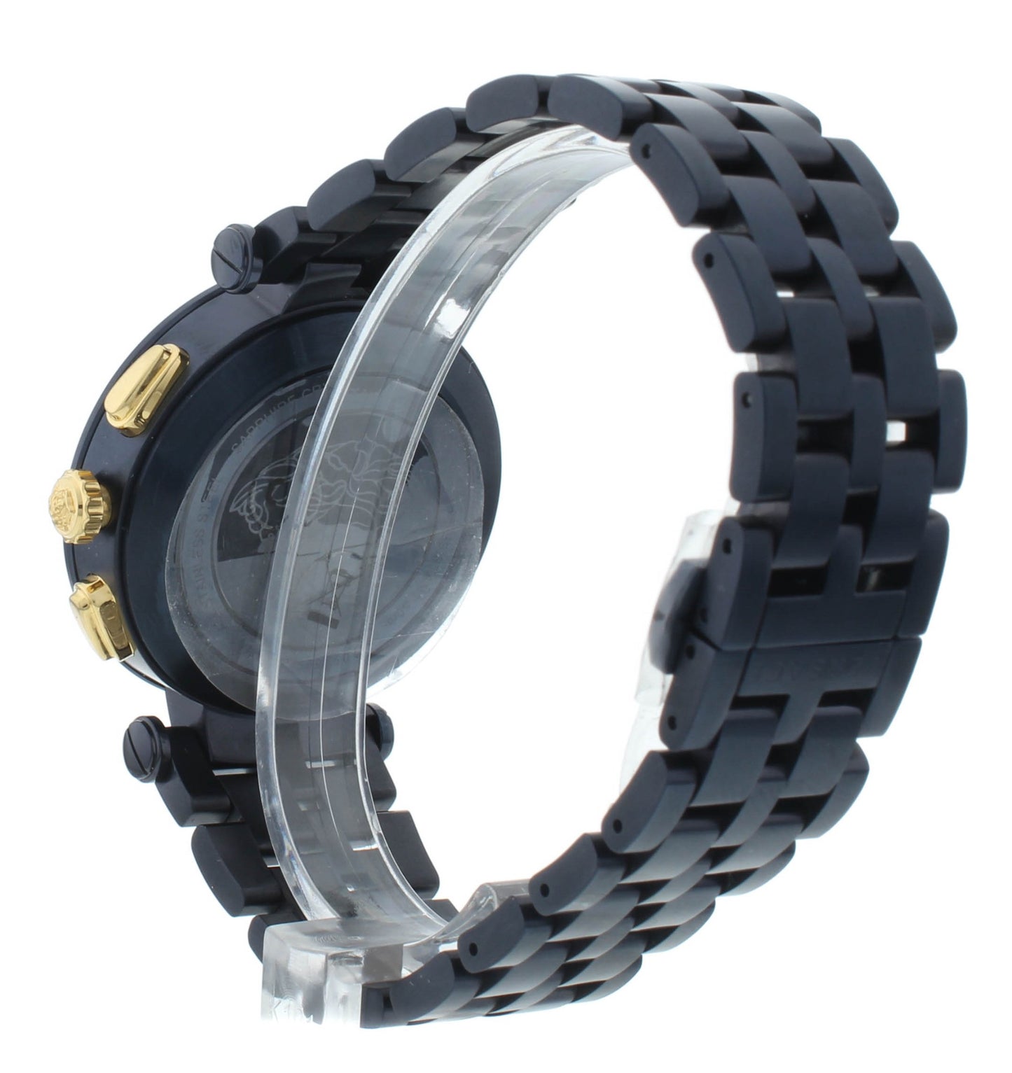 Versace V-Race 42mm Quartz Chronograph Black Dial Men's Watch VAH05 0016