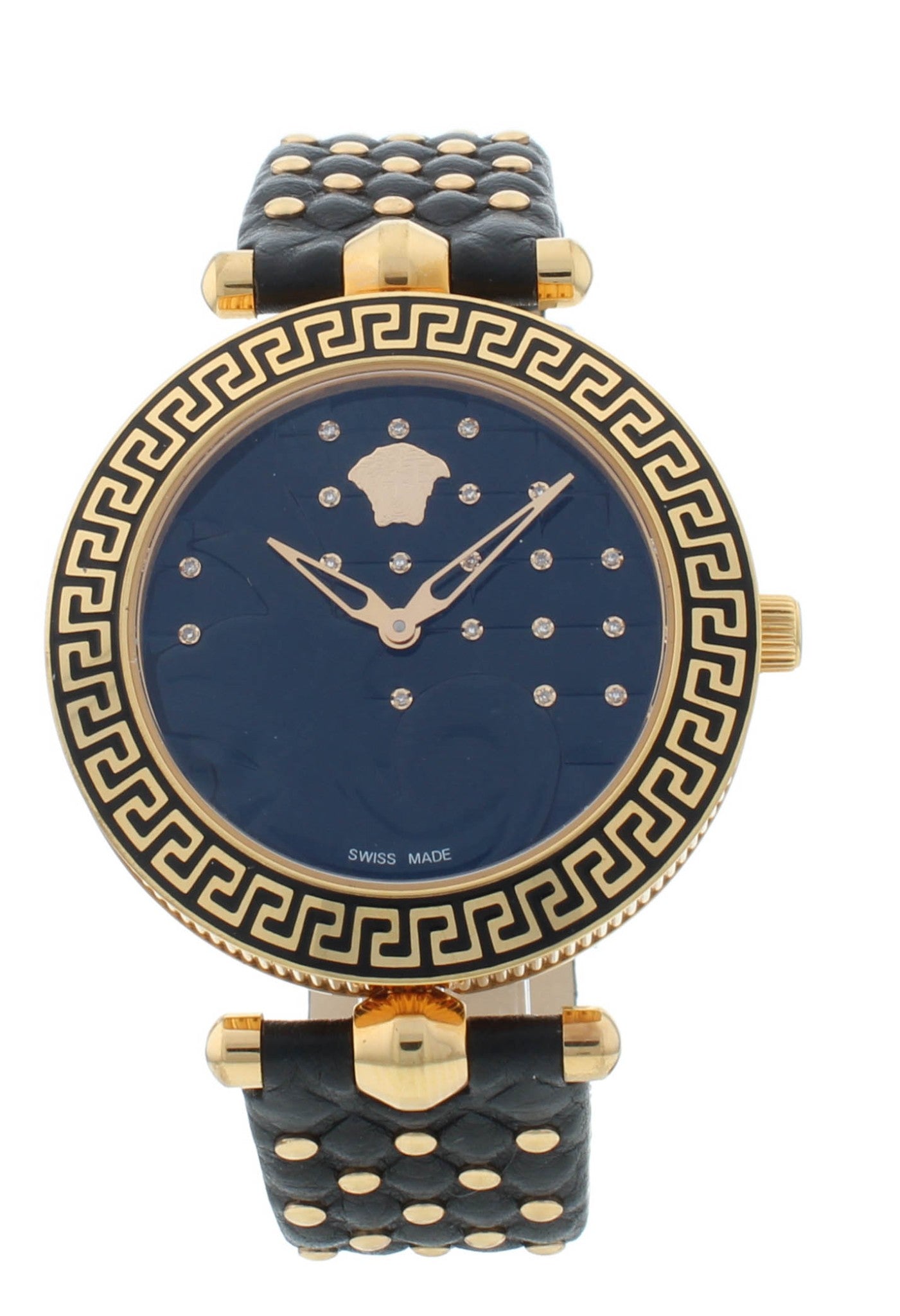 Pre-Owned Versace Revive Black Dial Quartz 40mm Quartz Men's Watch VK707 0013