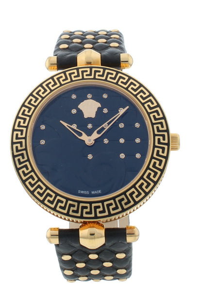 Pre-Owned Versace Revive Black Dial Quartz 40mm Quartz Men's Watch VK707 0013