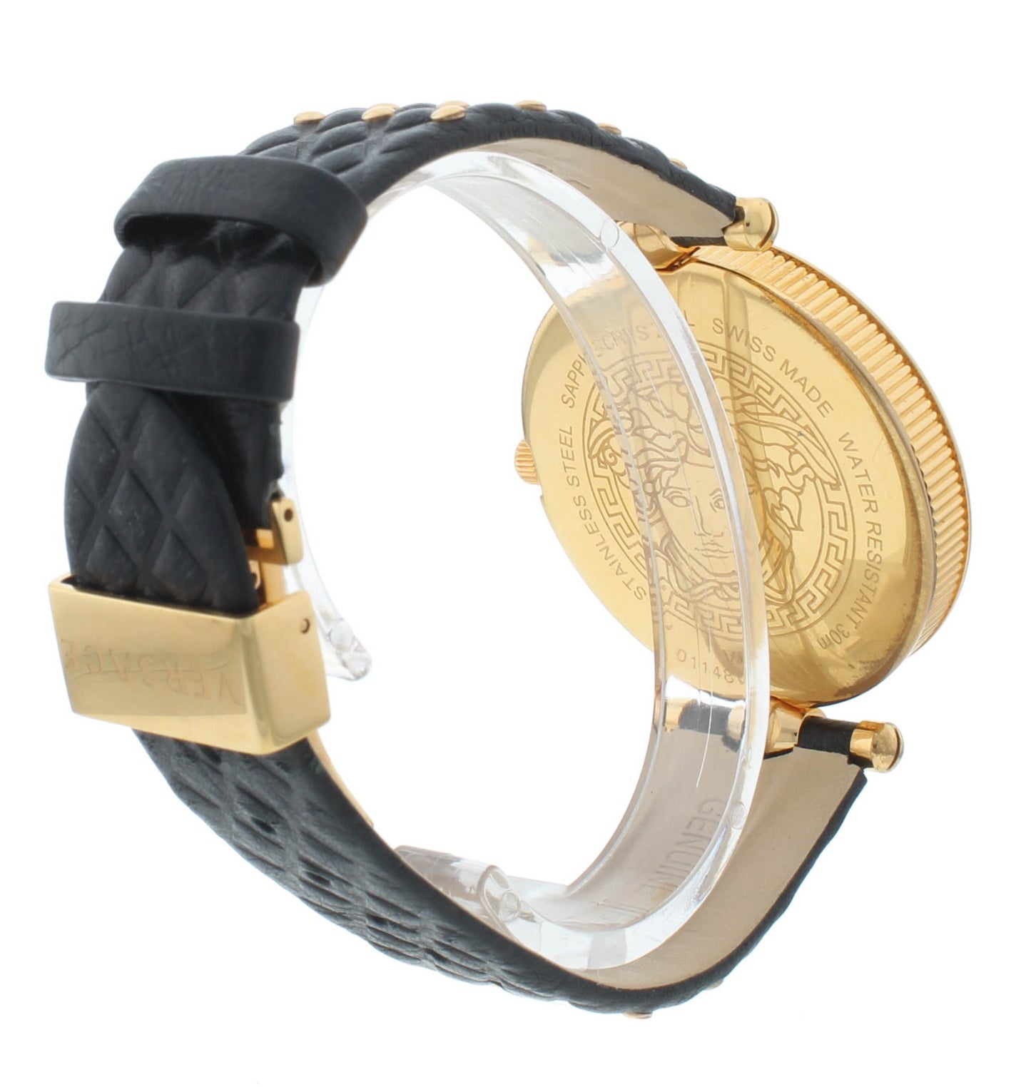 Pre-Owned Versace Revive Black Dial Quartz 40mm Quartz Men's Watch VK707 0013