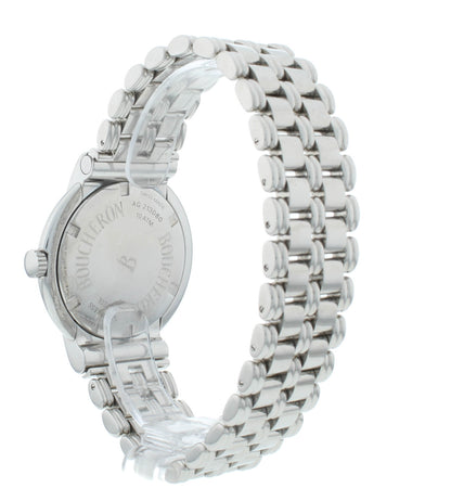 Boucheron Marine 37.5mm Quartz Blue Dial Stainless Steel Men's Watch AG 213680