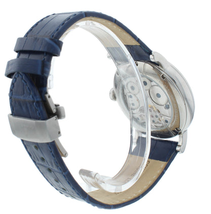 Colomer & Son 42mm Manual Hand Wind Tourbillon Blue Strap Men's Watch CS15