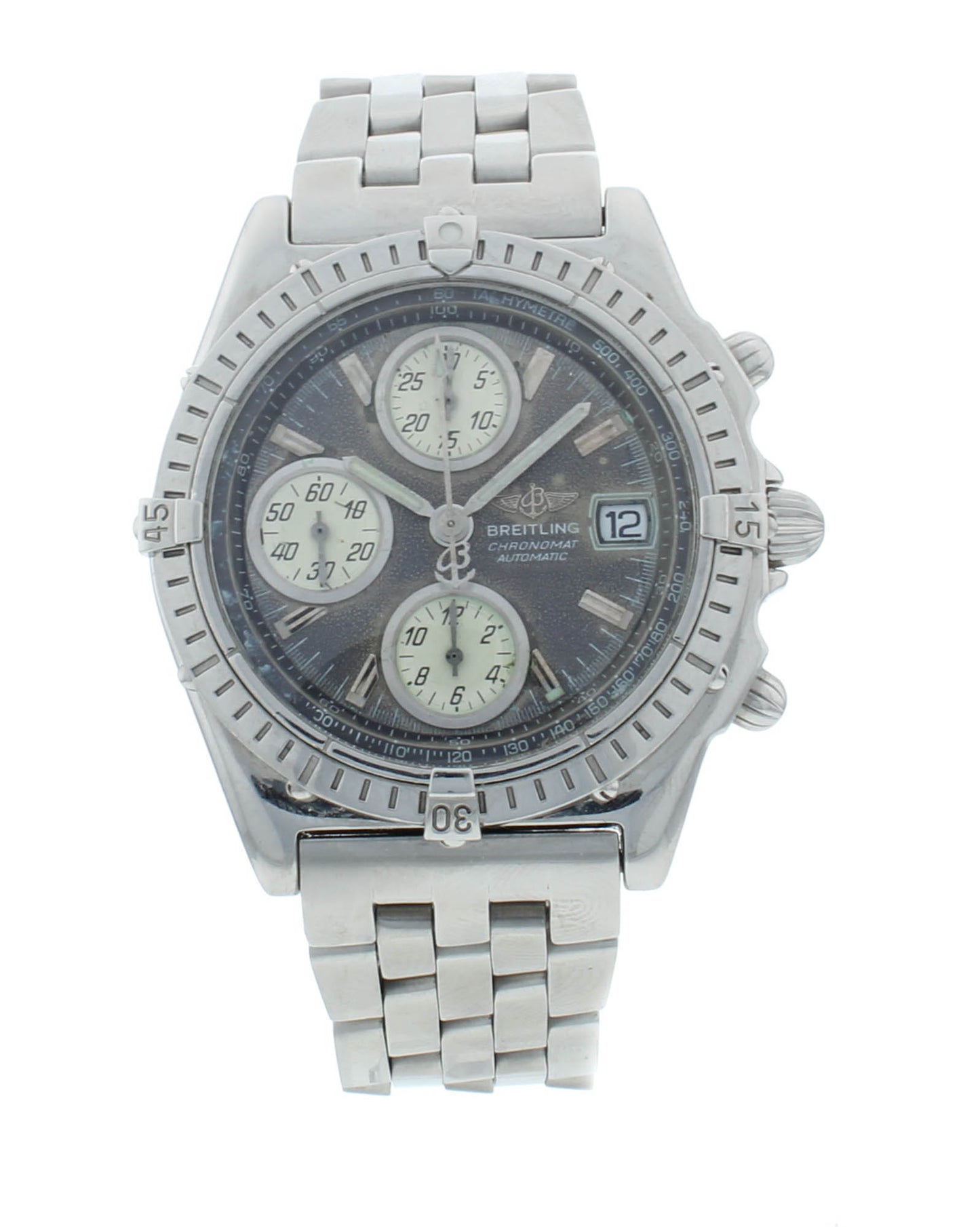 Breitling Chronomat 39mm Automatic Chronograph Gray Dial Men's Watch A13050.1