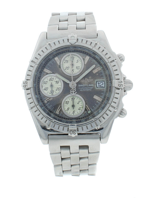 Breitling Chronomat 39mm Automatic Chronograph Gray Dial Men's Watch A13050.1
