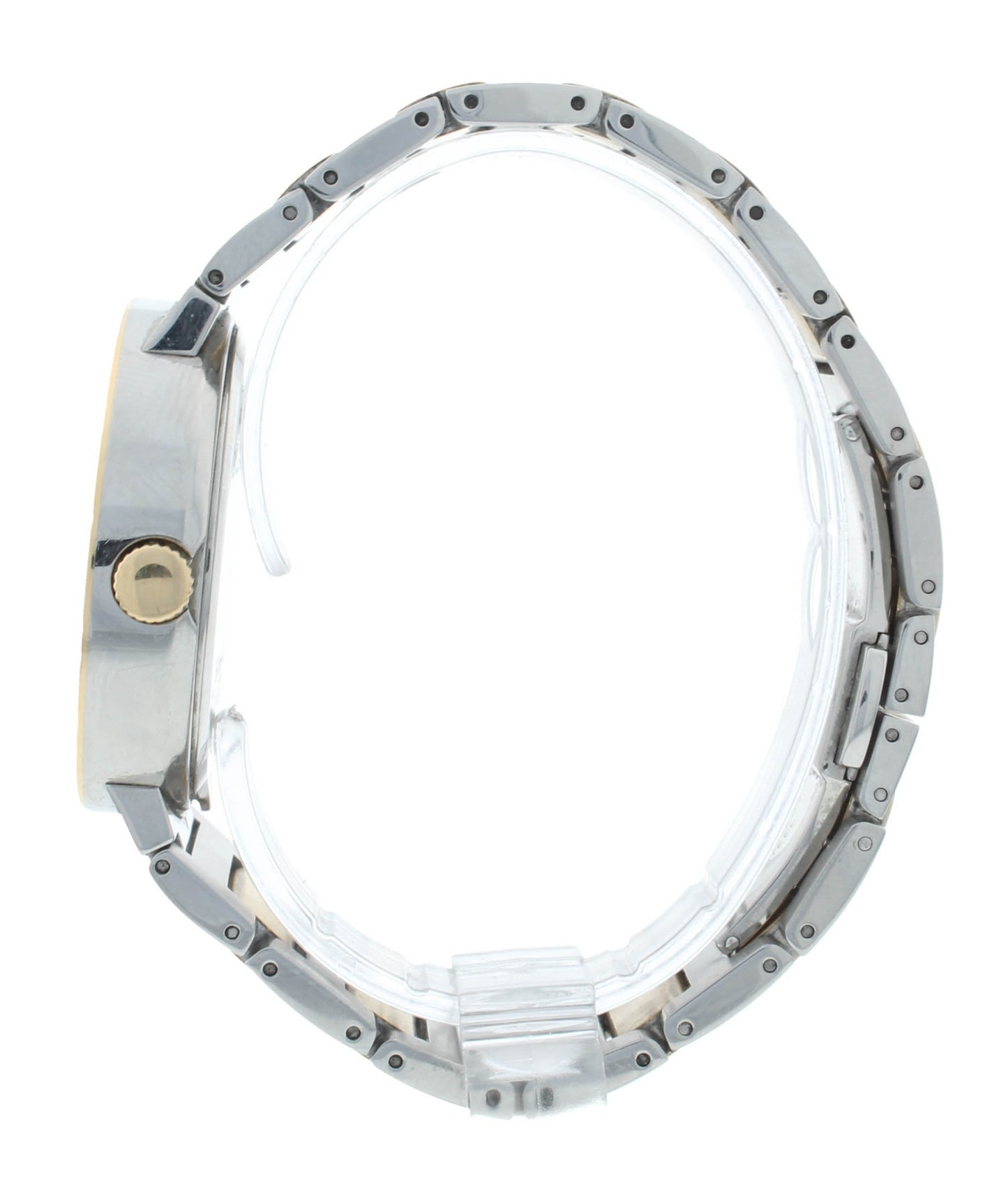 Bvlgari Diagono 38mm Automatic Steel & 18k Gold Silver Dial Men's Watch BB 38 SG