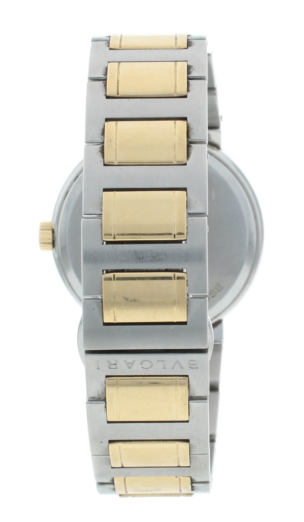 Bvlgari Diagono 38mm Automatic Steel & 18k Gold Silver Dial Men's Watch BB 38 SG