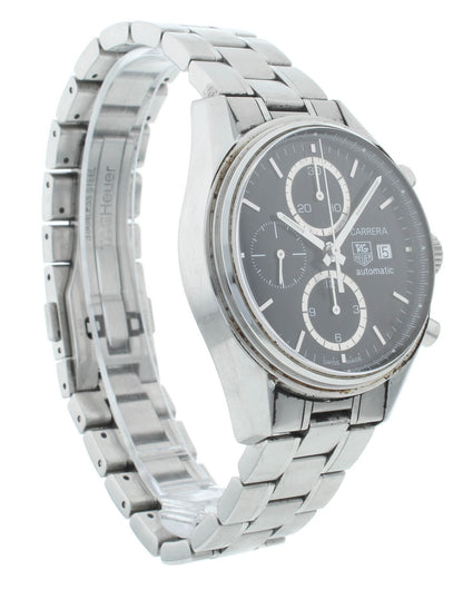 Tag Heuer Carrera 41mm Automatic Black Dial Chrono Men's Watch CV2010.BA0794