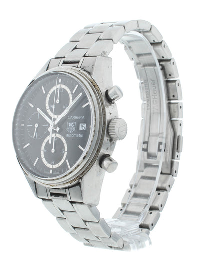 Tag Heuer Carrera 41mm Automatic Black Dial Chrono Men's Watch CV2010.BA0794
