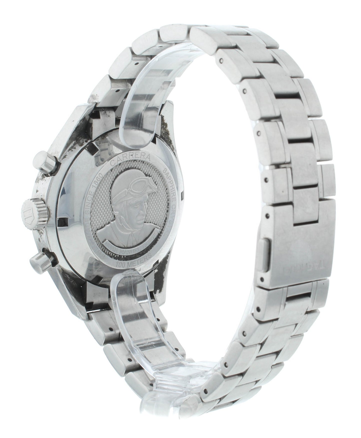 Tag Heuer Carrera 41mm Automatic Black Dial Chrono Men's Watch CV2010.BA0794