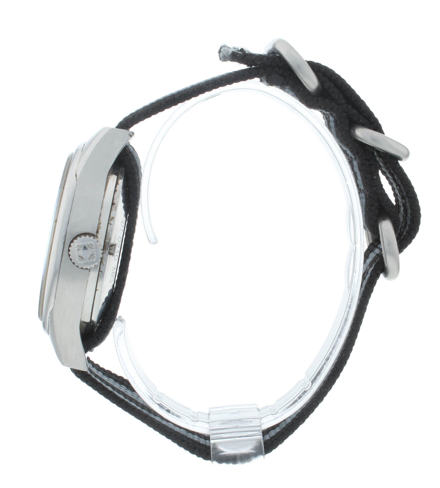 Movado Defy 38mm Auto Stainless Steel Gray Dial Vintage Men's Watch 01 0210 380