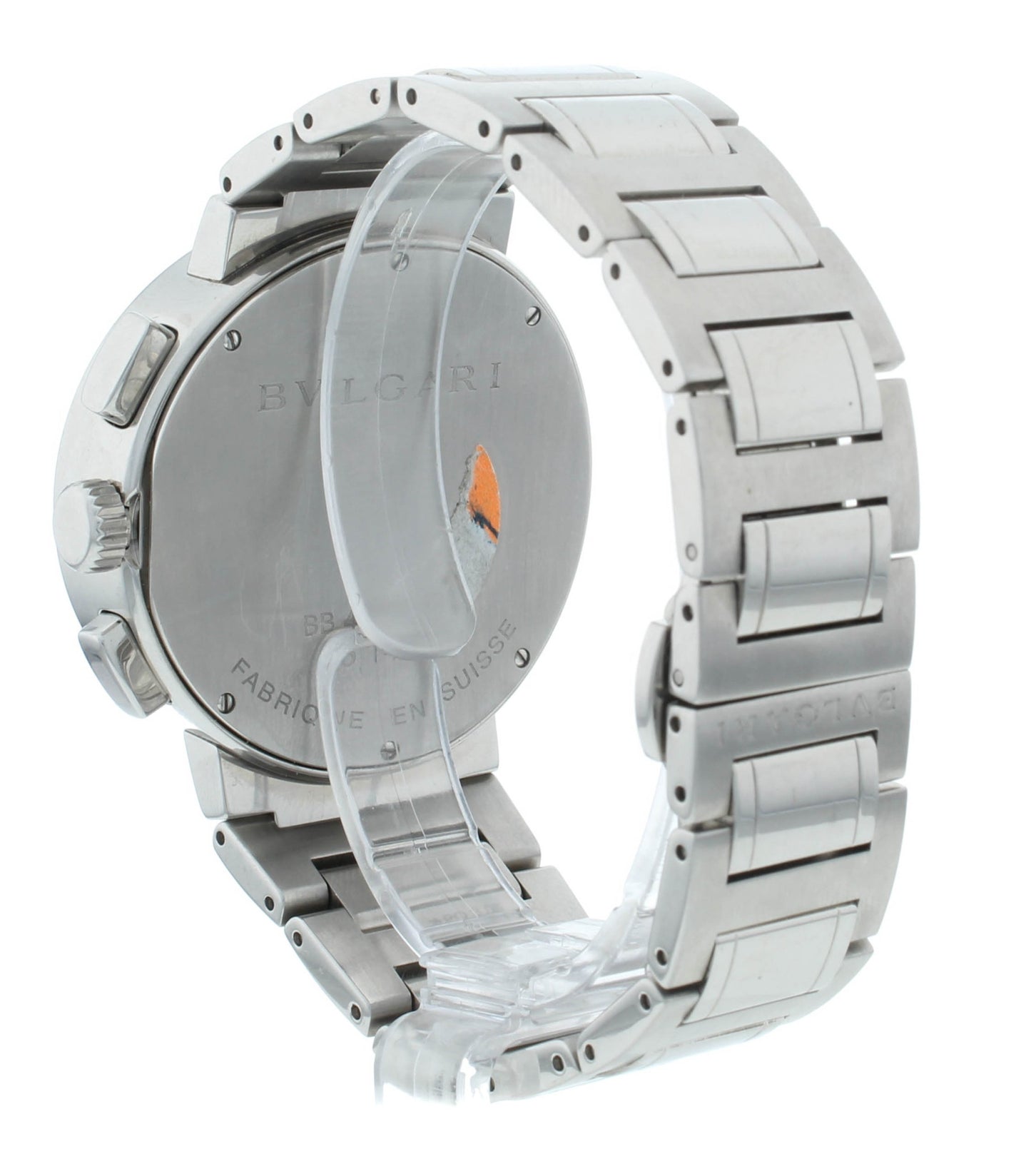 Bvlgari Diagono 42mm Automatic Chronograph White Dial Men's Watch BB 42 SS CH