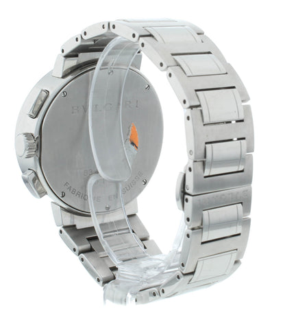 Bvlgari Diagono 42mm Automatic Chronograph White Dial Men's Watch BB 42 SS CH