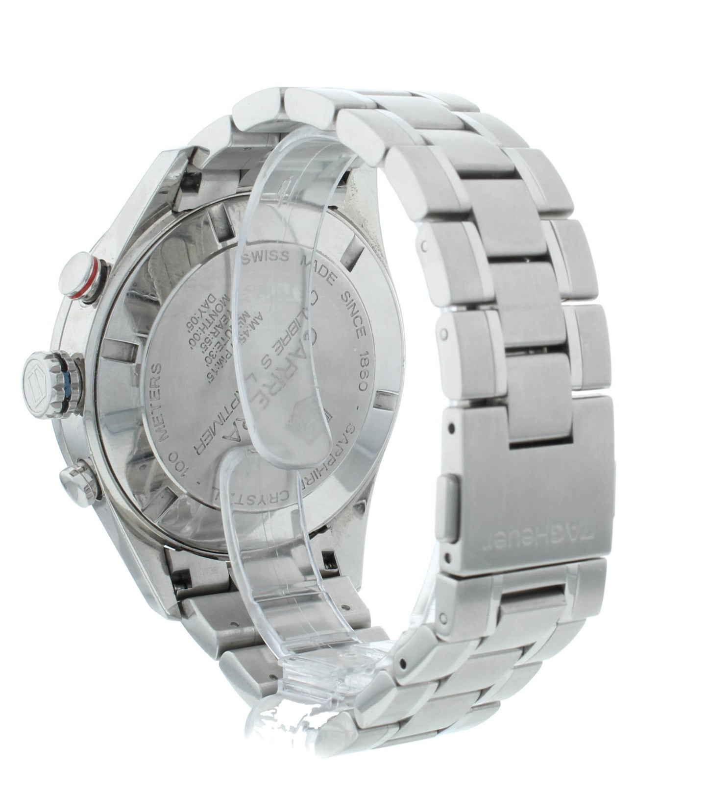 Tag Heuer Carrera Calibre S Latptimer 43mm Quartz Men's Watch CV7A10.BA0795