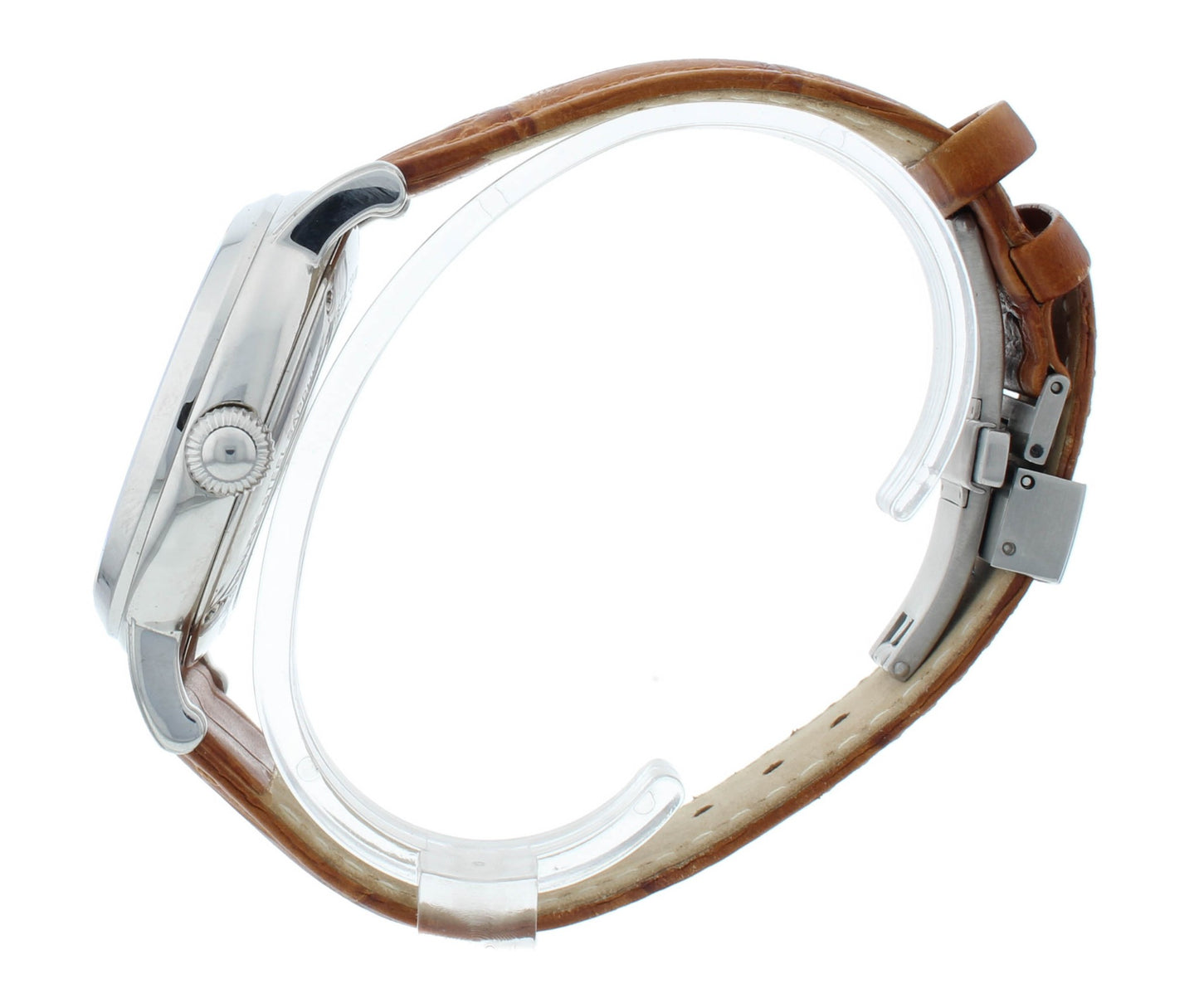 Colomer & Son 42mm Manual Hand Wind Tourbillon Brown Strap Men's Watch CS15