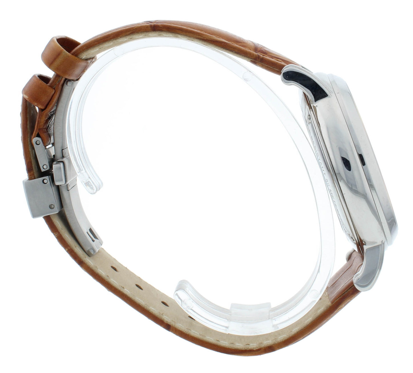 Colomer & Son 42mm Manual Hand Wind Tourbillon Brown Strap Men's Watch CS15