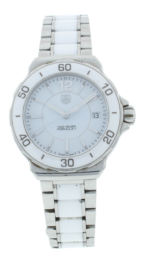 Tag Heuer Formula 1 34mm Quartz Steel & Ceramic Ladies Watch WAH1211.BA0861