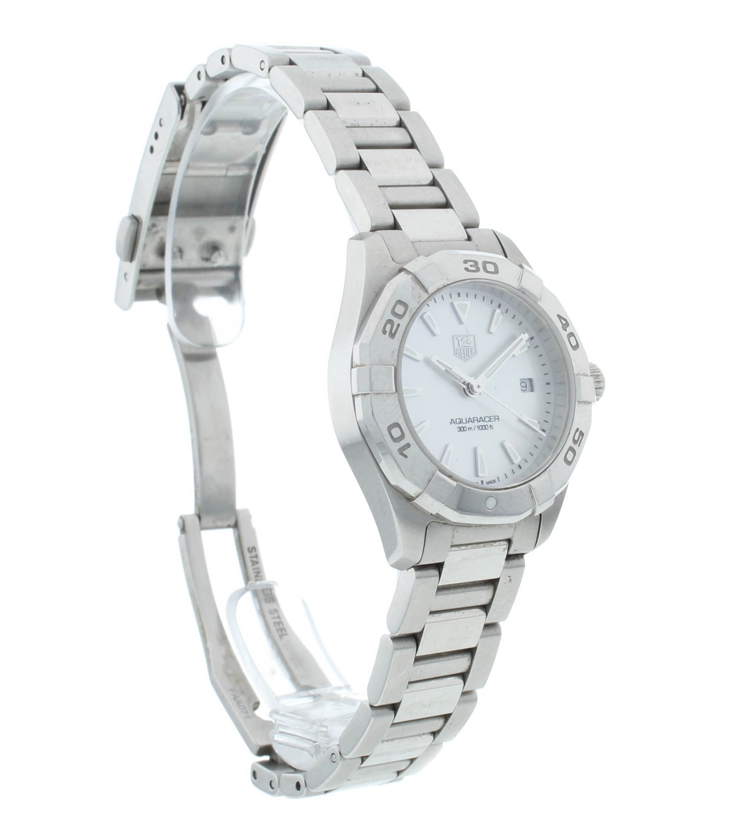 Tag Heuer Aquaracer Quartz 27mm Steel & Gold Ladies Watch WAY1412.BA0920