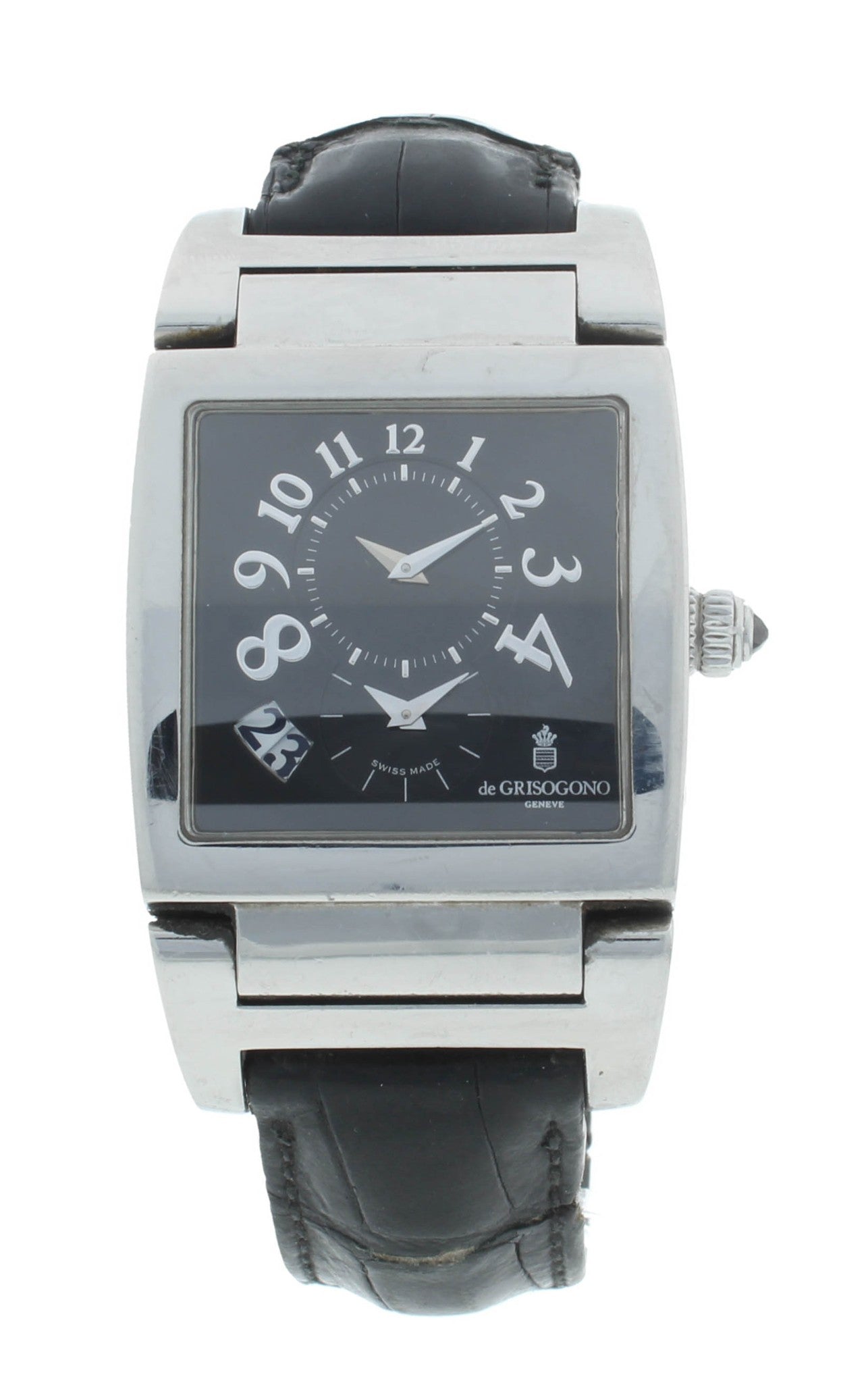 De Grisogono Instrumento 32x54mm Automatic Black Dial Men's Watch 000838