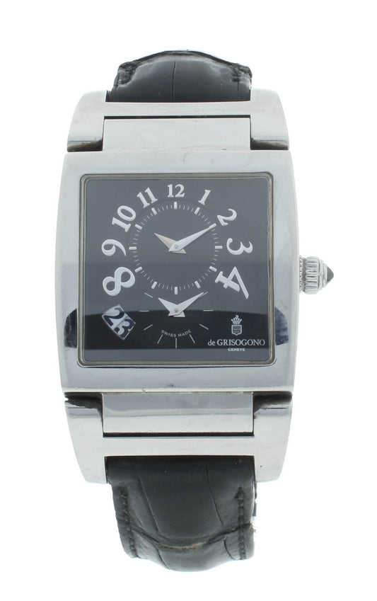 De Grisogono Instrumento 32x54mm Automatic Black Dial Men's Watch 000838