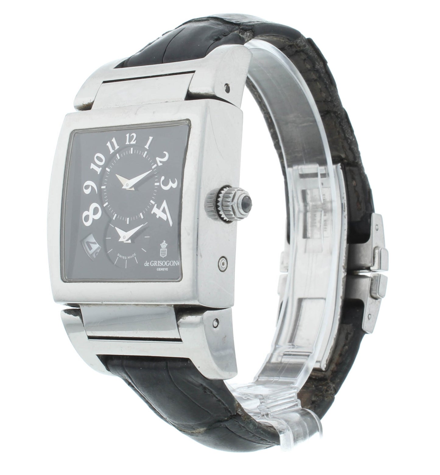 De Grisogono Instrumento 32x54mm Automatic Black Dial Men's Watch 000838