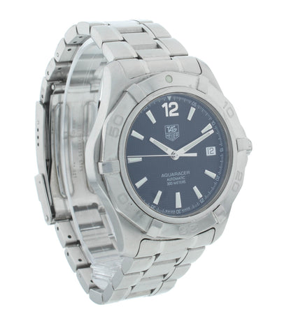 Tag Heuer Aquaracer 39mm Automatic Black Dial Steel Men's Watch WAS2110.BA0806