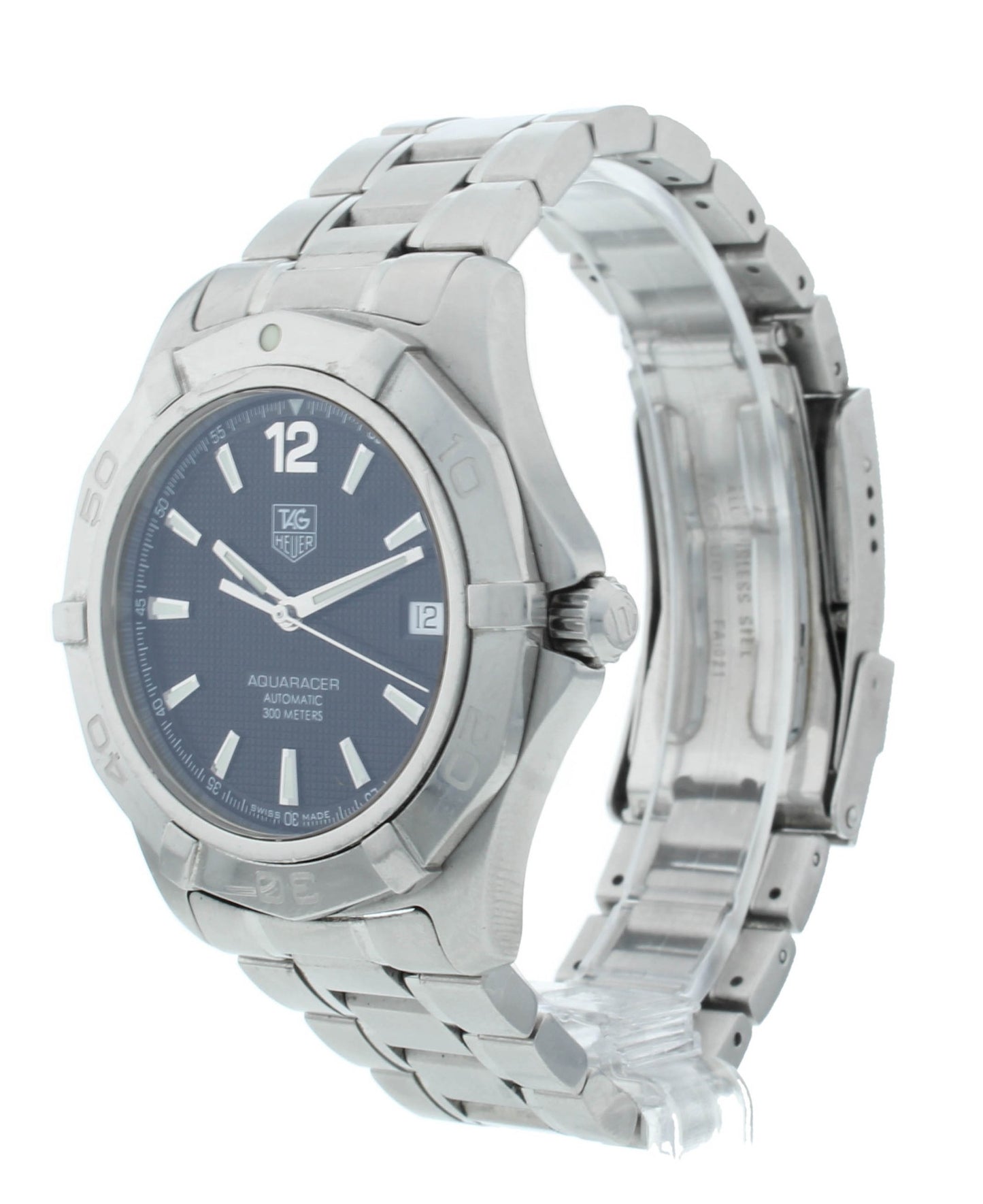 Tag Heuer Aquaracer 39mm Automatic Black Dial Steel Men's Watch WAS2110.BA0806