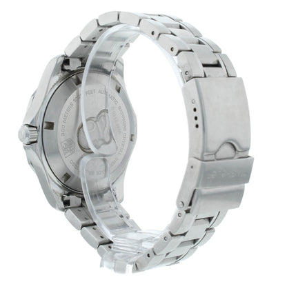 Tag Heuer Aquaracer 39mm Automatic Black Dial Steel Men's Watch WAS2110.BA0806