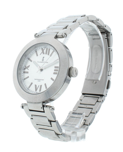 Colomer & Son 34mm Stainless Steel Quartz Silver Dial Ladies Watch CSN03