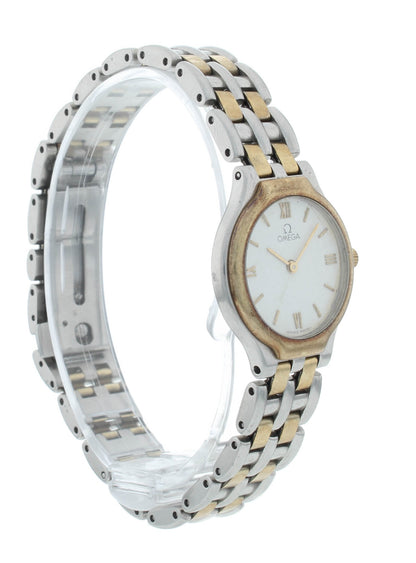 Omega De Ville Two-Tone 22mm Quartz Stainless Steel Ladies watch 4260.23.00