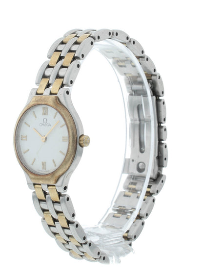 Omega De Ville Two-Tone 22mm Quartz Stainless Steel Ladies watch 4260.23.00