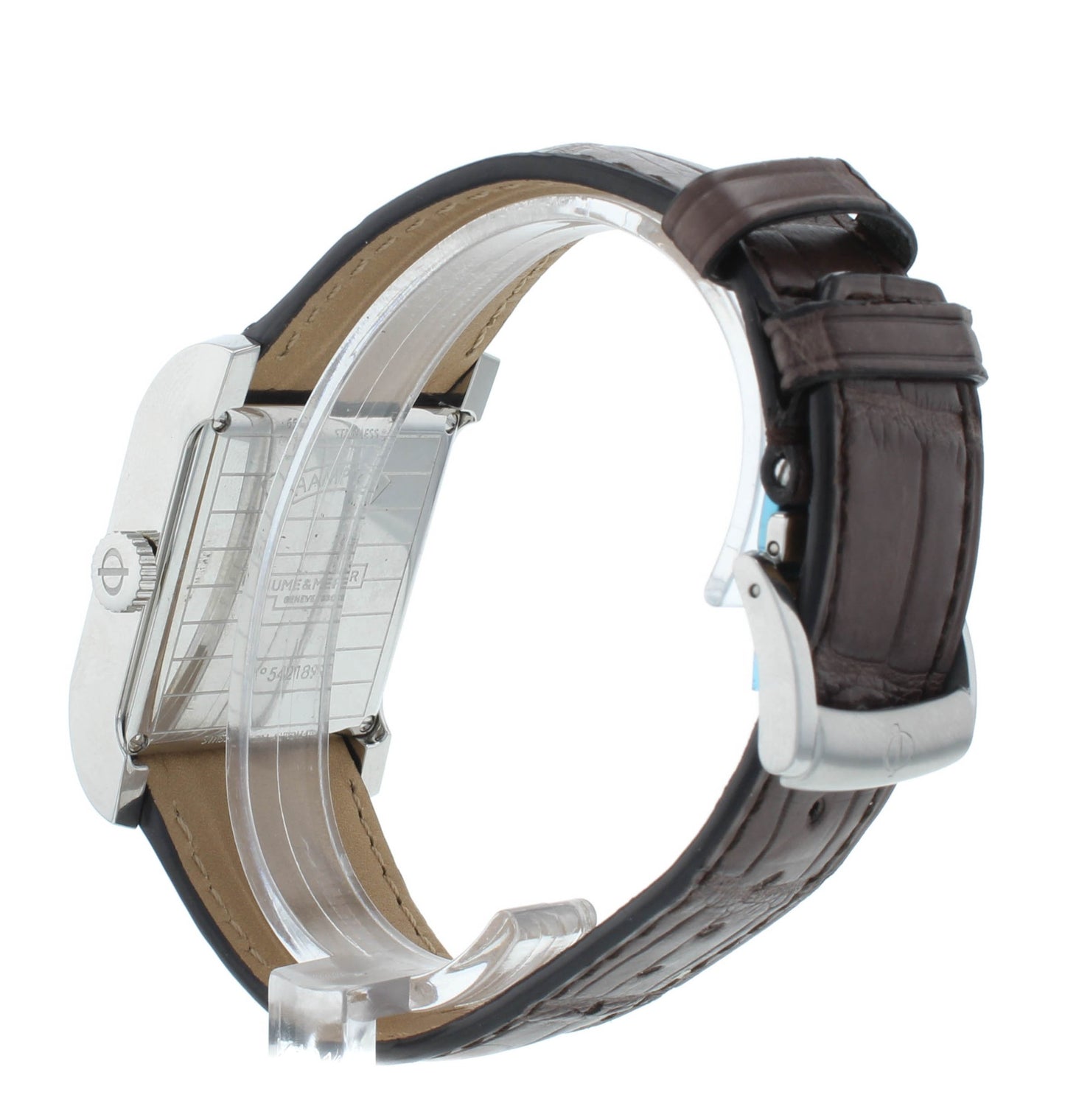Baume & Mercier Hampton 32mm Automatic Brown Dial Ladies Watch M0A10028