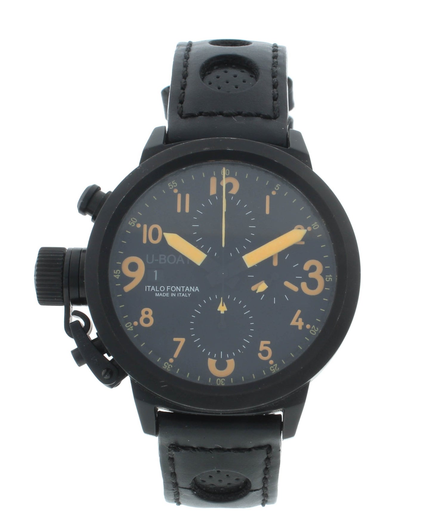 U-Boat Flightdeck 43mm Automatic Black Dial Chronograph Men's Watch U-7750/43