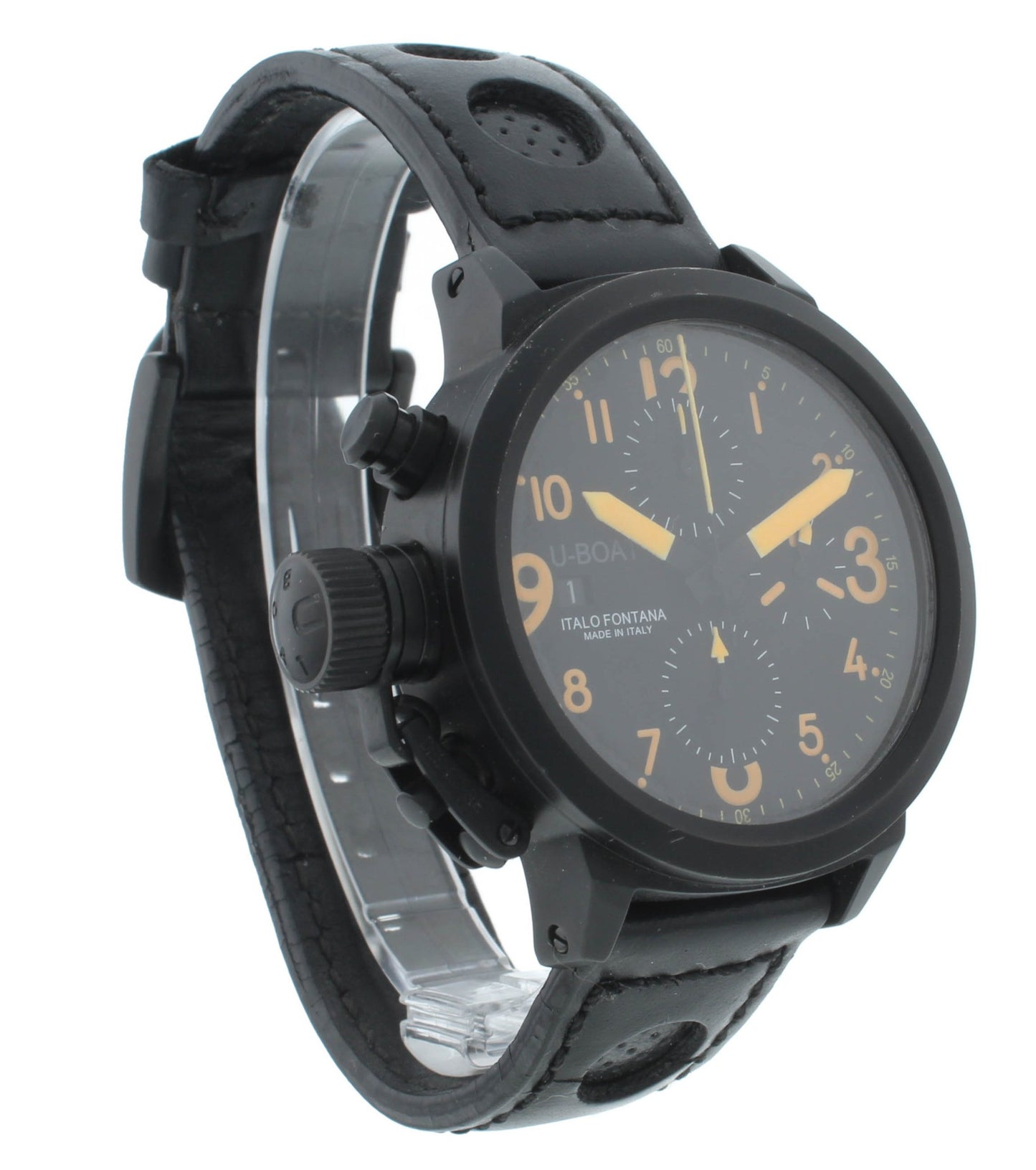 U-Boat Flightdeck 43mm Automatic Black Dial Chronograph Men's Watch U-7750/43