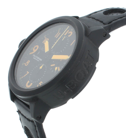 U-Boat Flightdeck 43mm Automatic Black Dial Chronograph Men's Watch U-7750/43