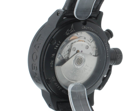 U-Boat Flightdeck 43mm Automatic Black Dial Chronograph Men's Watch U-7750/43