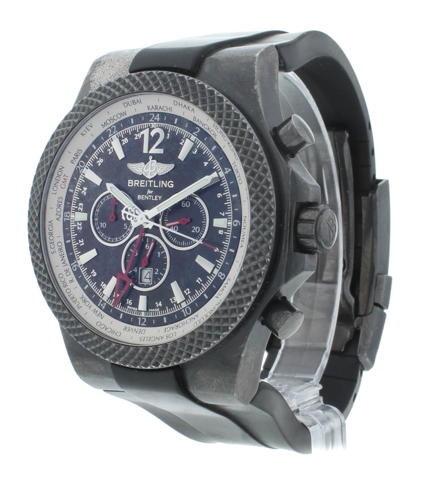 Breitling Bently GMT Midnight Chronograph Automatic 49mm Men's Watch M47362