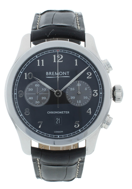 Bremont ALT1-C Chronograph Black Dial 43mm Automatic Men’s Watch ALT1-C-P-BK-R-S
