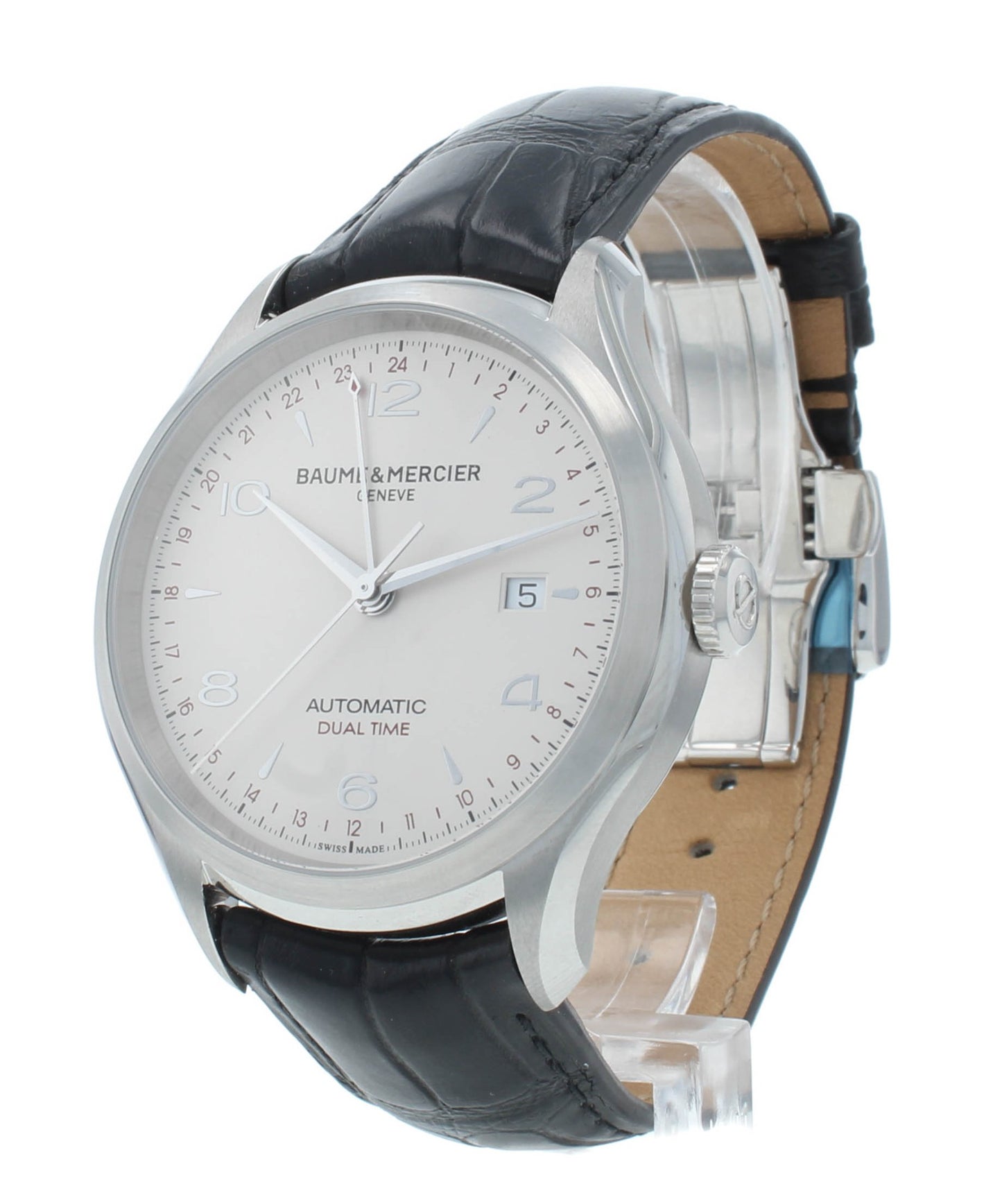 Baume & Mercier Clifton Automatic Dual Time 43mm Men's Watch M0A10112